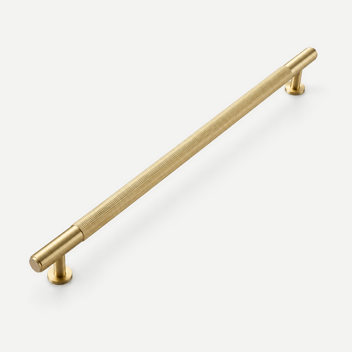 Copper striped cabinet pull - 256 mm hole centres