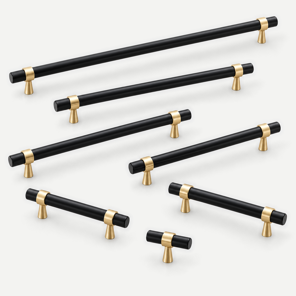 Elwood Black and gold seven-piece full range