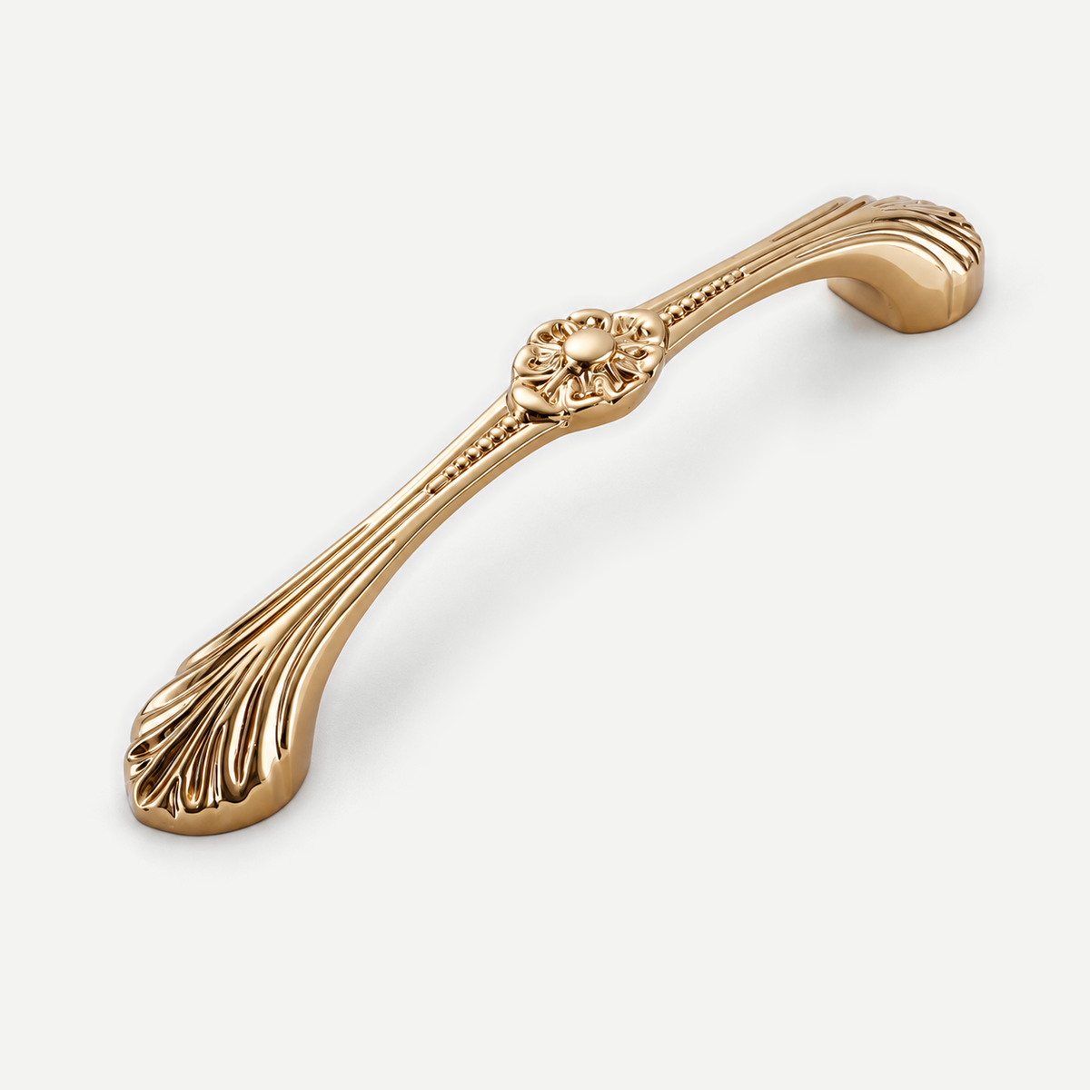 Polished brass Complex Simple - Complex pull128 hole centres overall163