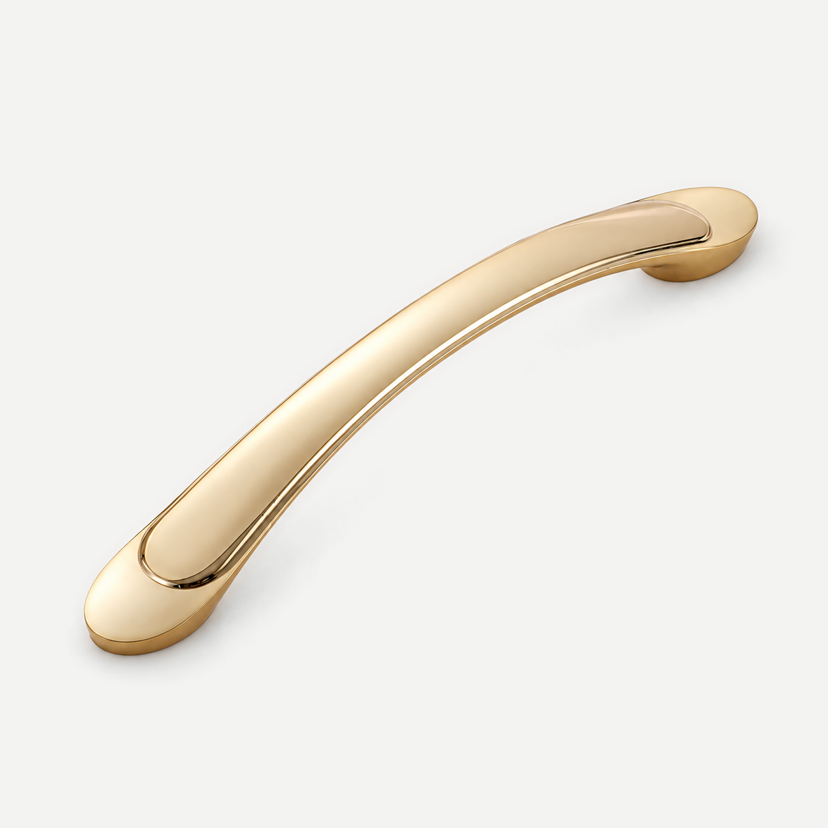 Polished brass Complex Simple - Simple pull128 hole centres overall158