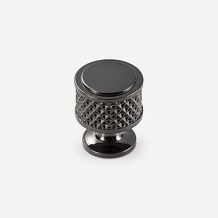 Zinc Alloy Cabinet Handles, Knobs & Pulls - 2 Colours - Grey knob 24mm