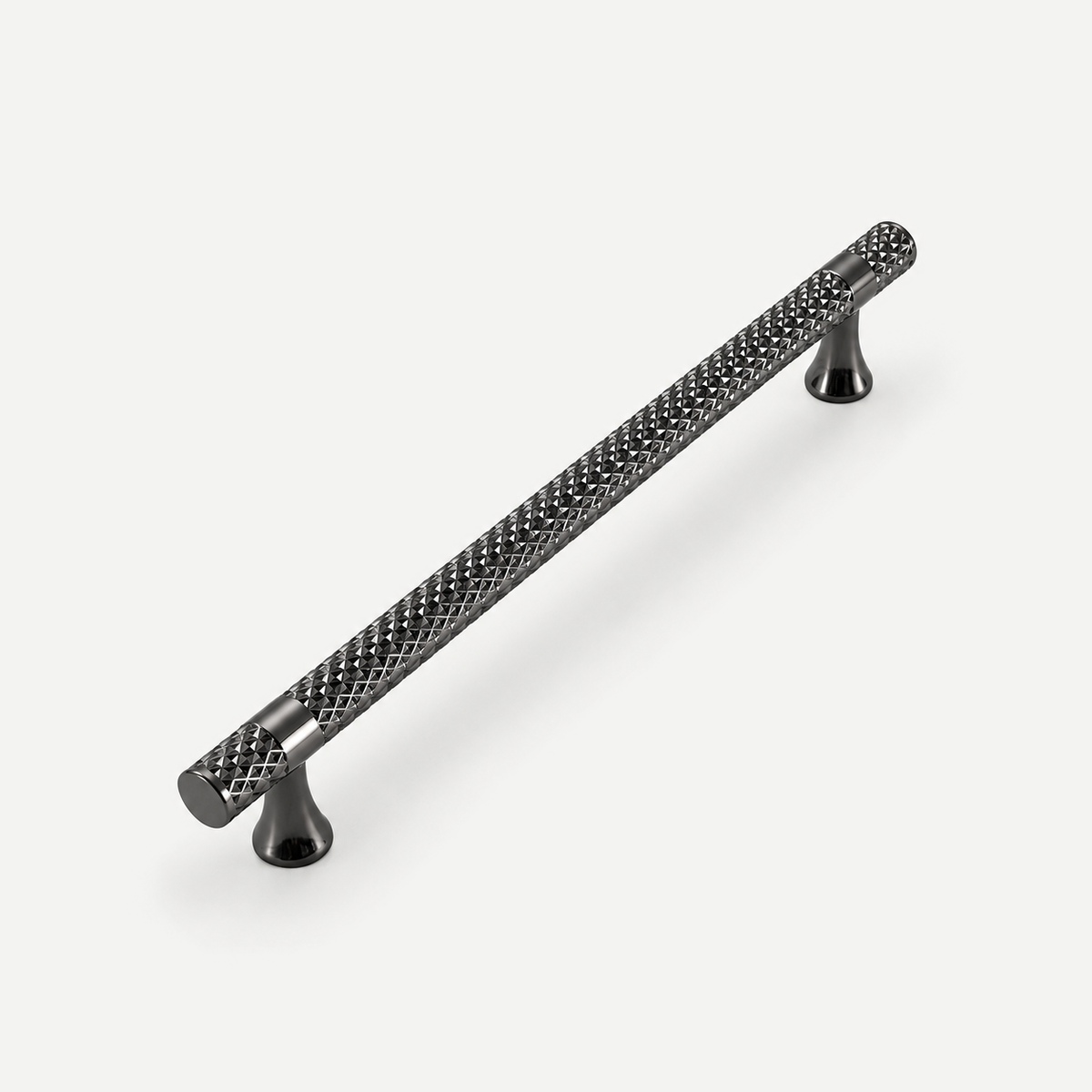 Zinc Alloy Cabinet Handles, Knobs & Pulls - 2 Colours - Grey pull 192mm centres