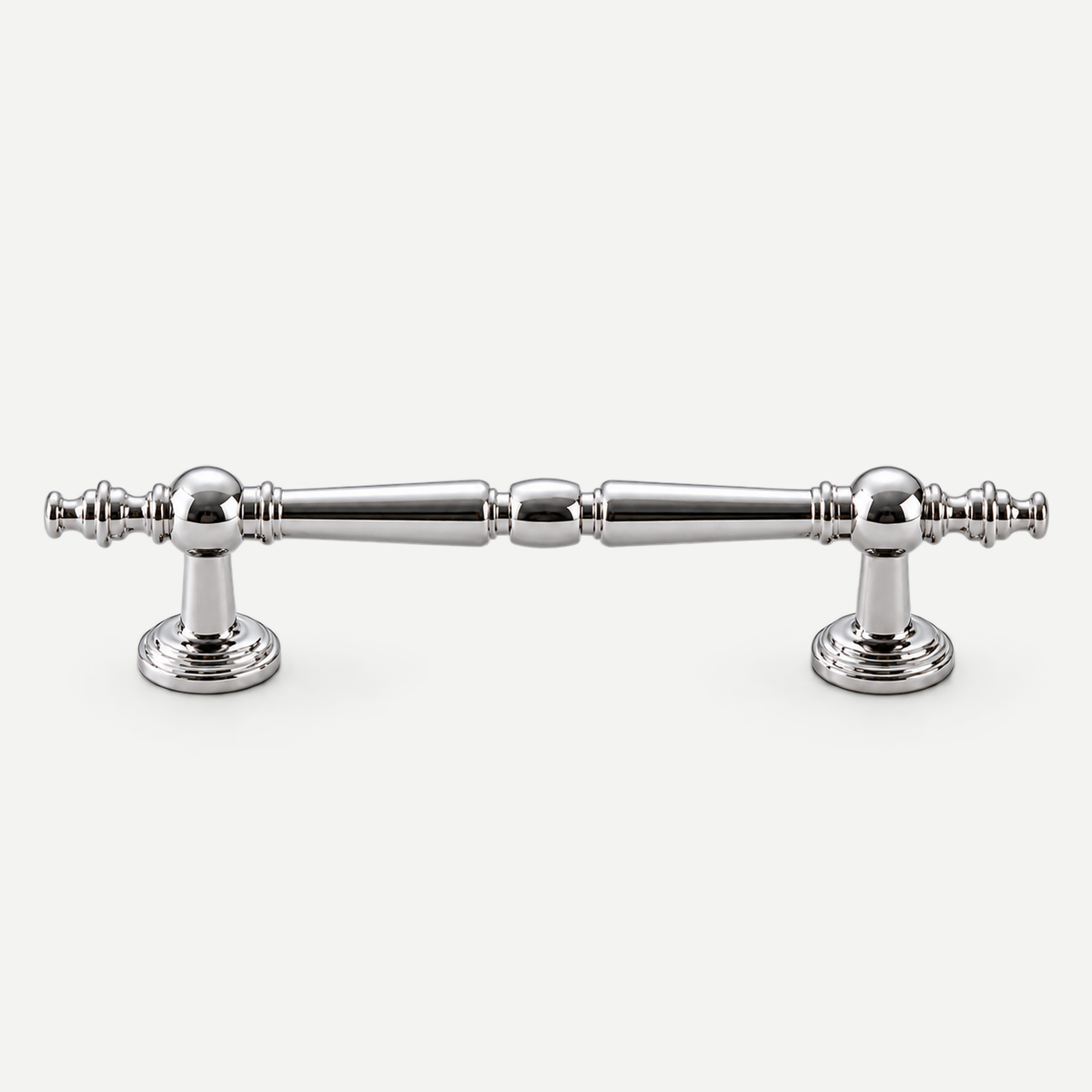 Silver Gold Brass Cabinet Handles & Knobs 96-128mm - Silver pull96mm centres