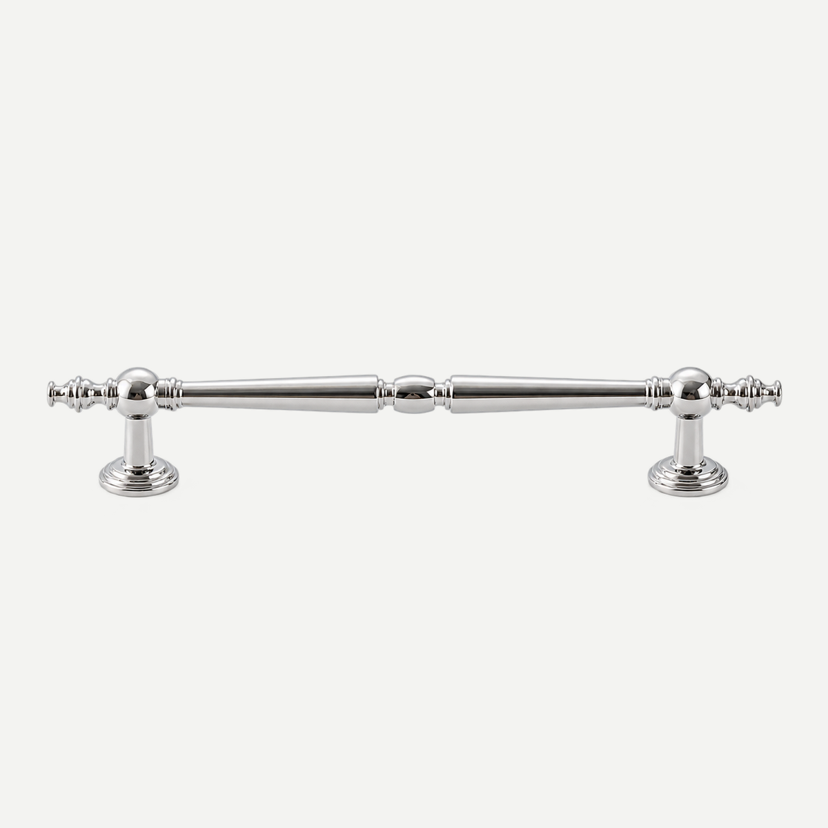Silver Gold Brass Cabinet Handles & Knobs 96-128mm - Silver pull128mm centres
