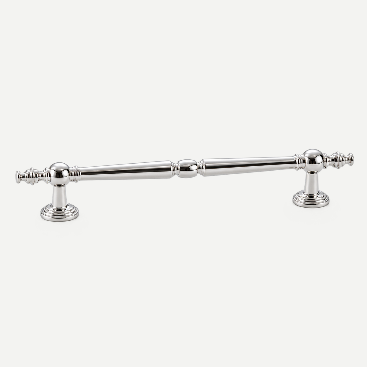 Silver Gold Brass Cabinet Handles & Knobs 96-128mm - Silver pull160mm centres