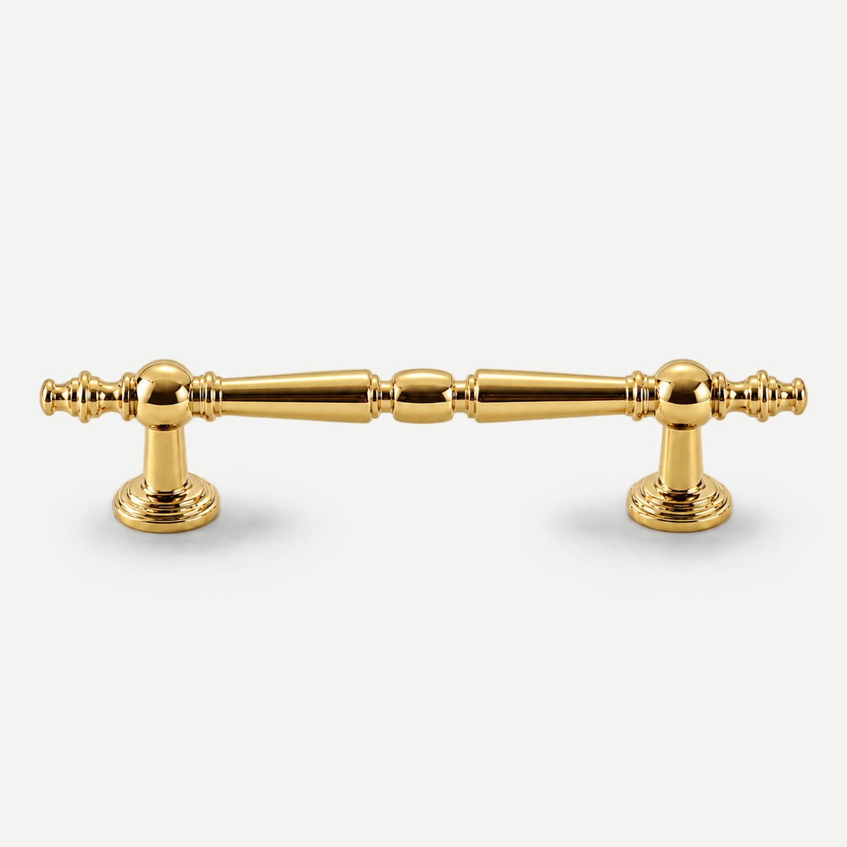 Silver Gold Brass Cabinet Handles & Knobs 96-128mm - Gold pull96mm centres