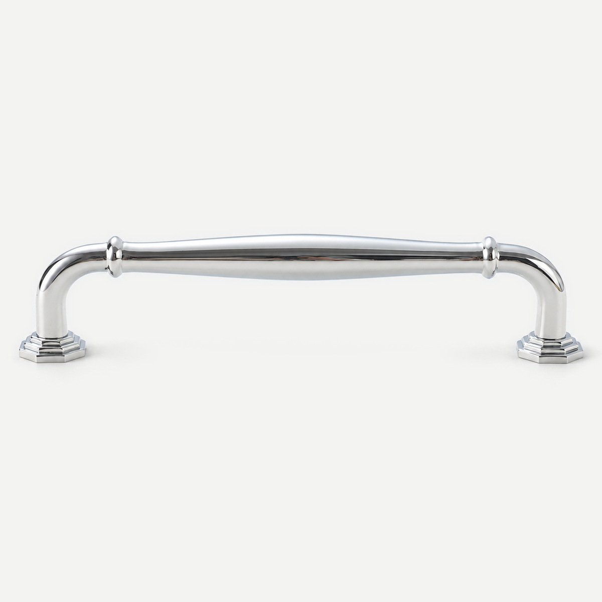 Bright Silver Brass Cabinet Handle 96-192mm — product image 4
