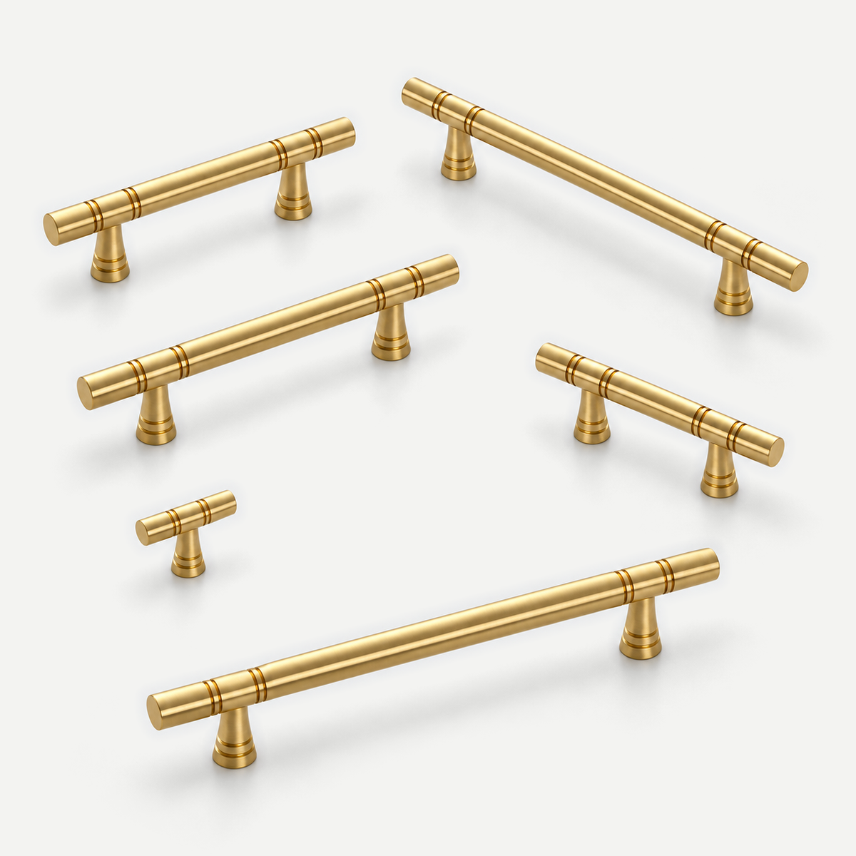 6609 brushed brass - Full size range