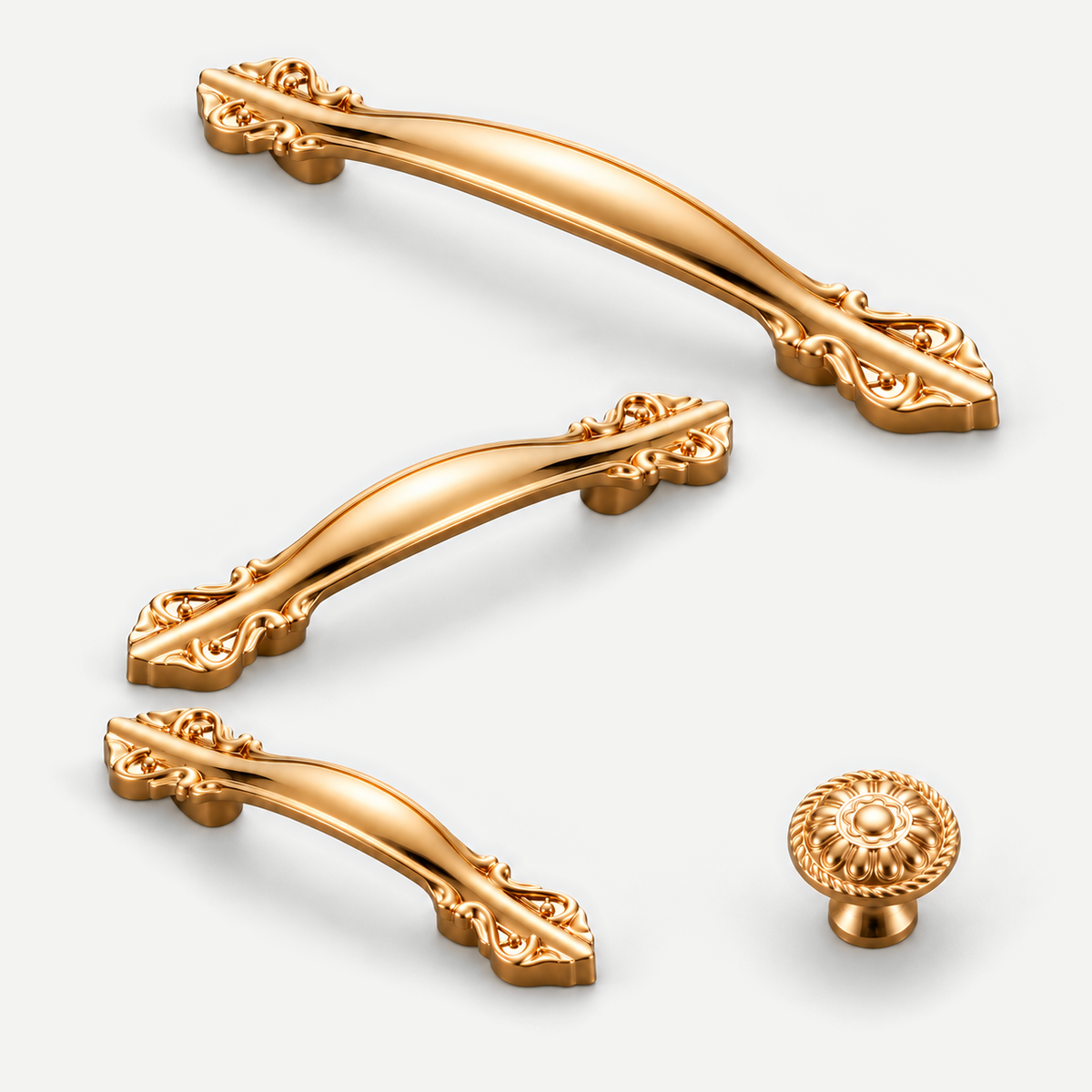 Brushed Brass Cabinet Handles & Knobs 33-128mm — product image 2
