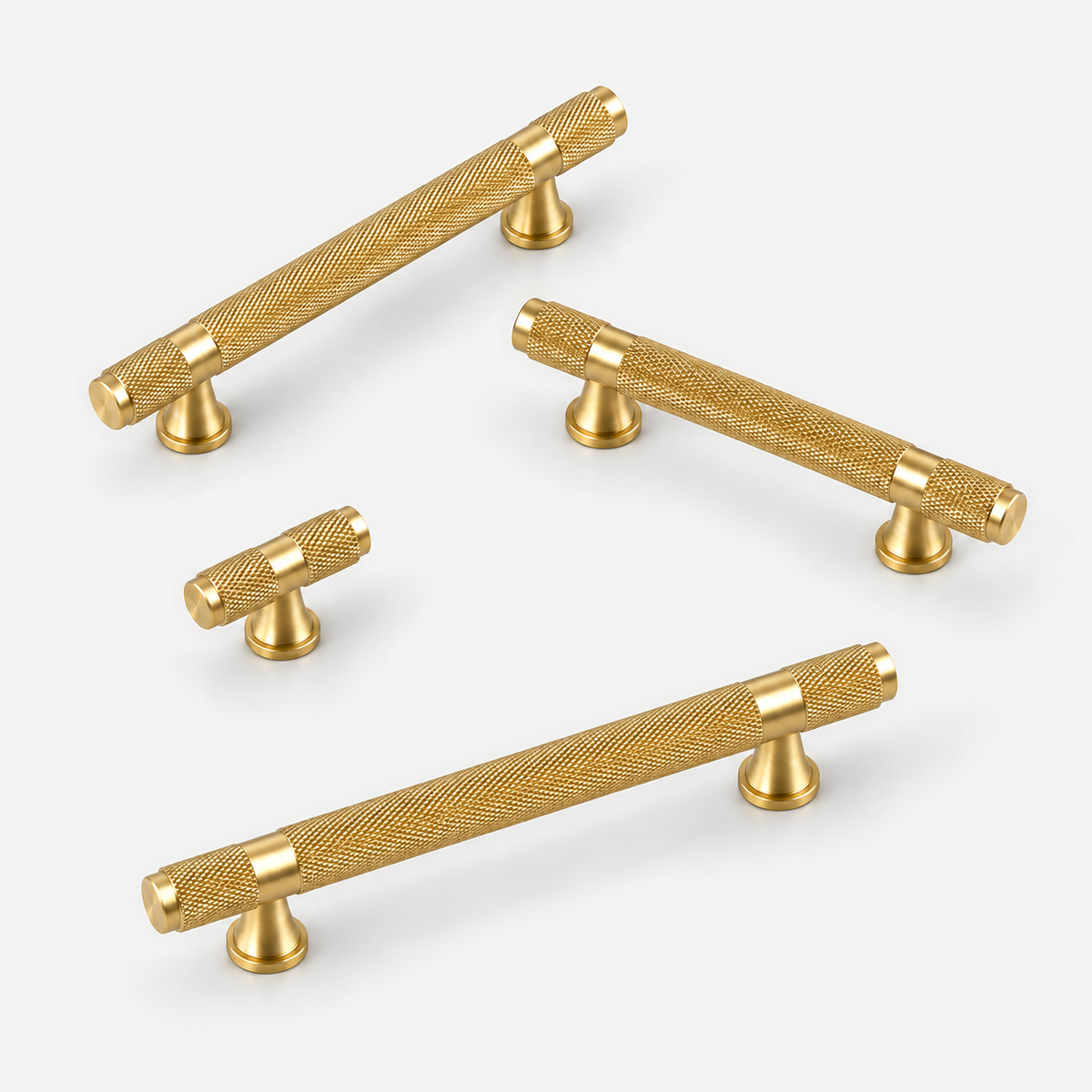 F086 knurled brass - complete T50 and151,181,213 range in varied angles