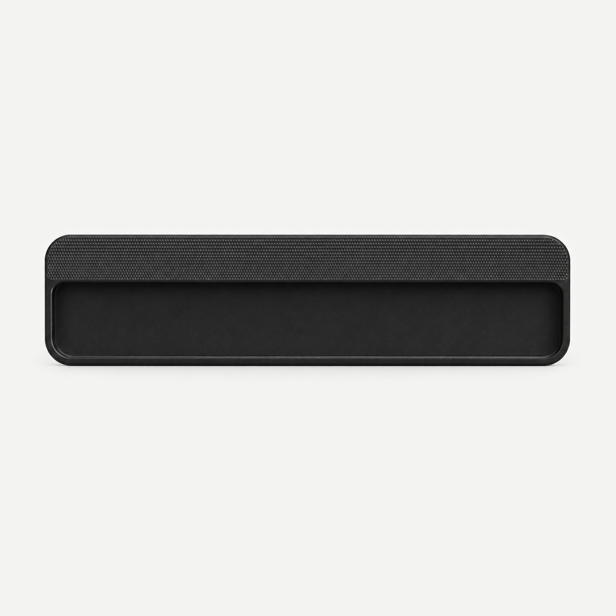 Aluminium alloy recessed pull - Matt Black200mm single