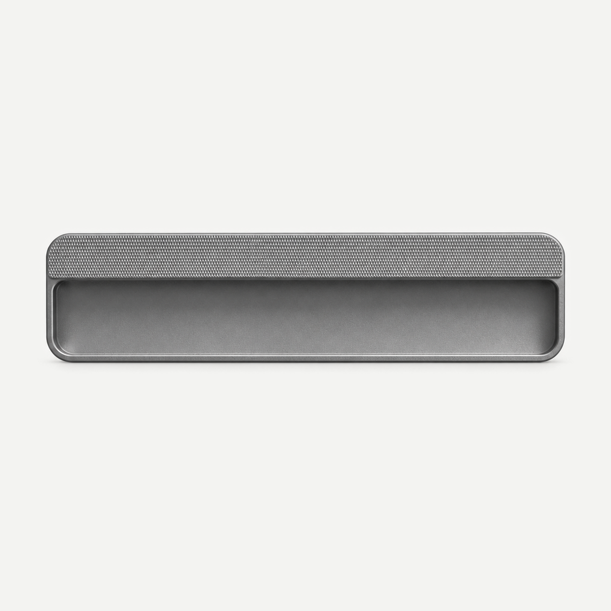 Aluminium alloy recessed pull - Grey200mm single