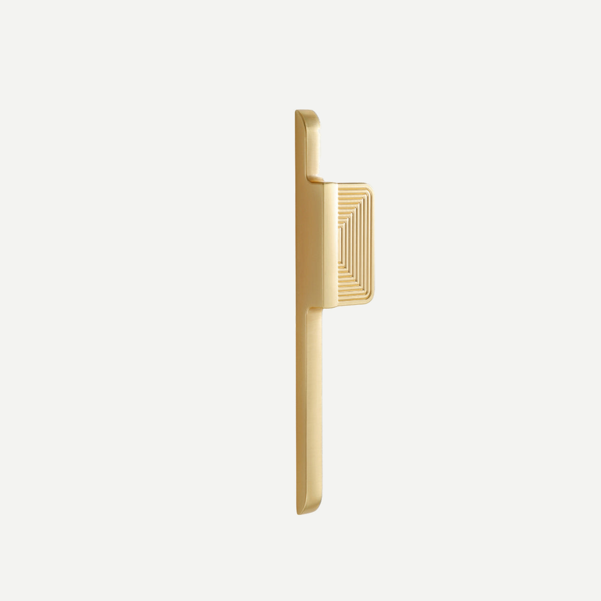 Gold Zinc Alloy Lip Pull - small199mm overall,64mm hole spacing