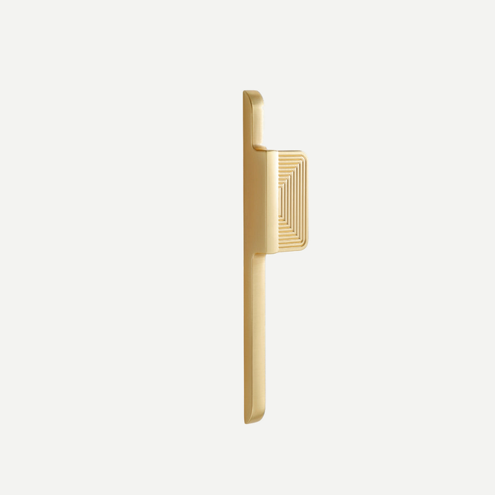 Gold Zinc Alloy Lip Pull - small199mm overall,64mm hole spacing