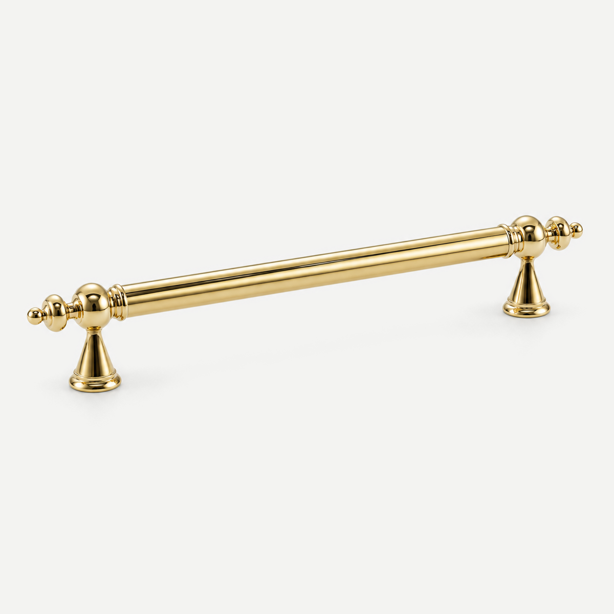 Ornate cabinet pull handle - Gold 160mm