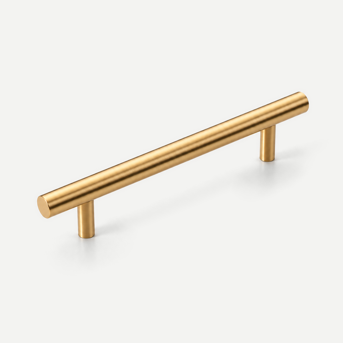 Solid copper cabinet pull handle - Copper 128mm