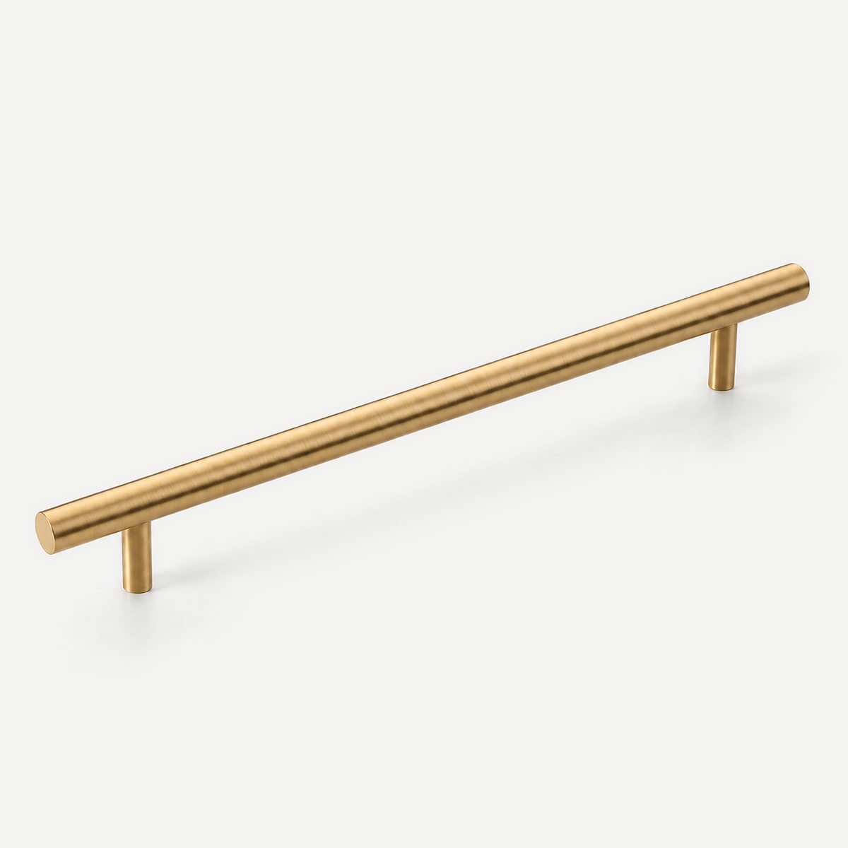 Solid copper cabinet pull handle - Copper 224mm