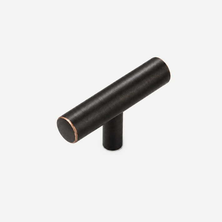 Solid copper cabinet knob - Dark Copper single