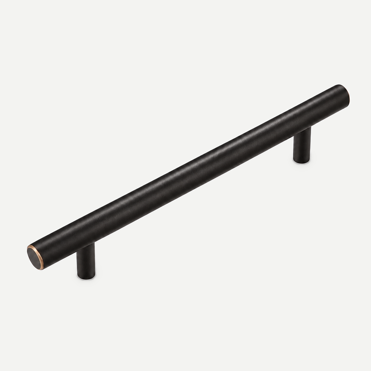 Solid copper cabinet pull handle - Dark Copper 192mm
