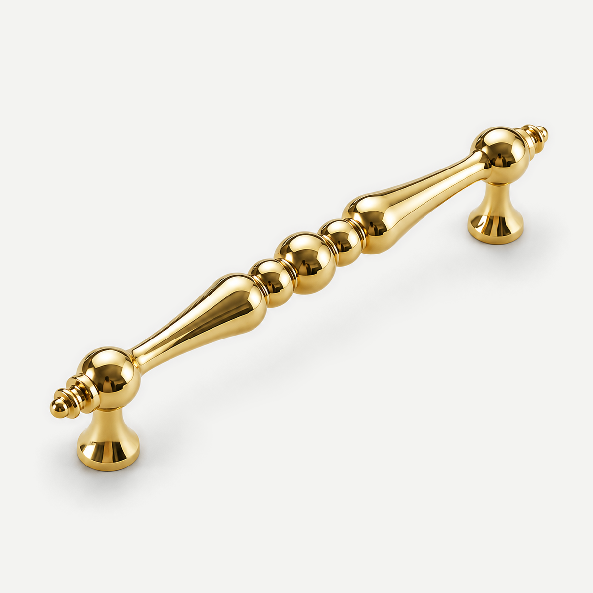 Gold cabinet handle - 96mm hole spacing