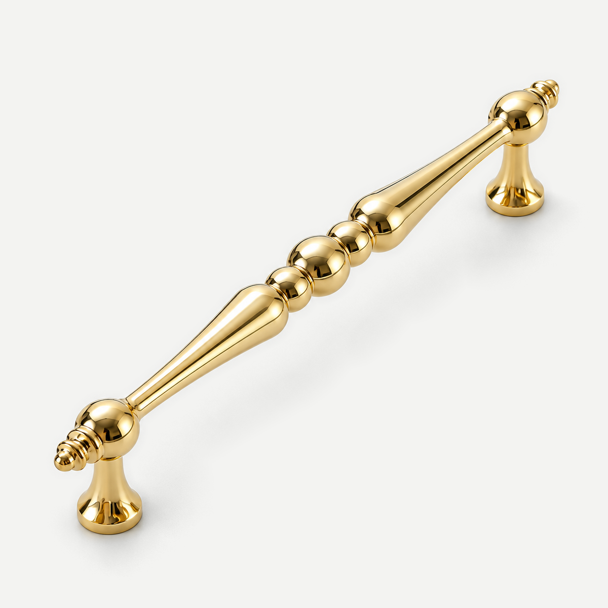 Gold cabinet handle - 160mm hole spacing