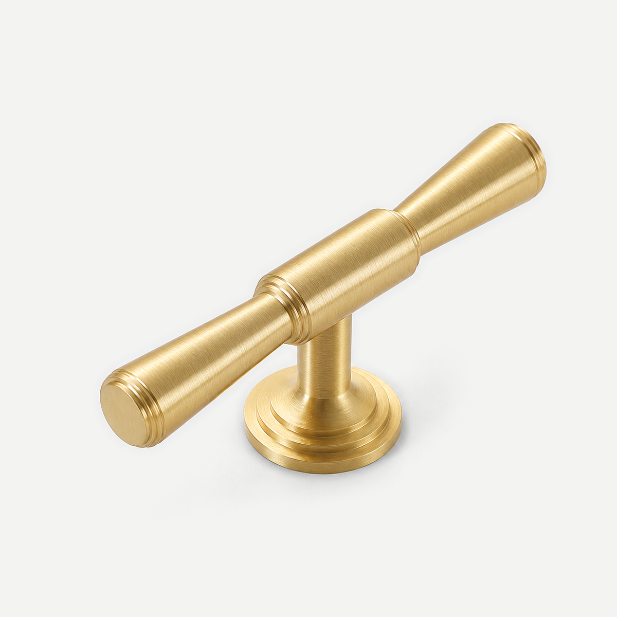 Copper cabinet T-knob - 80mm full length