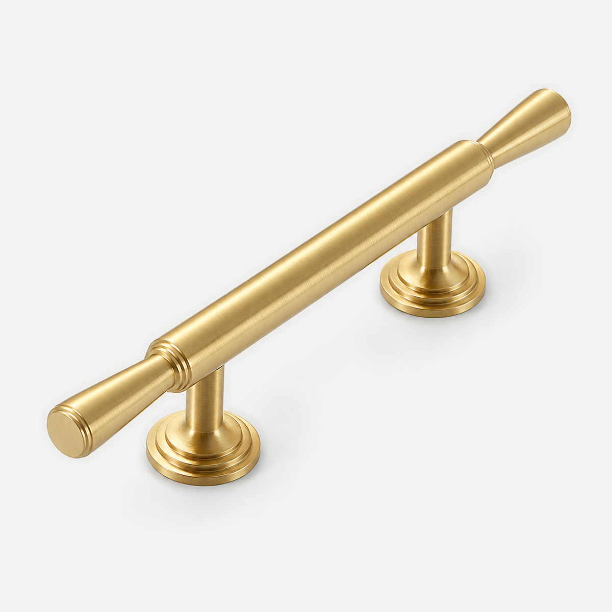 Copper cabinet pull handle - 165mm full length