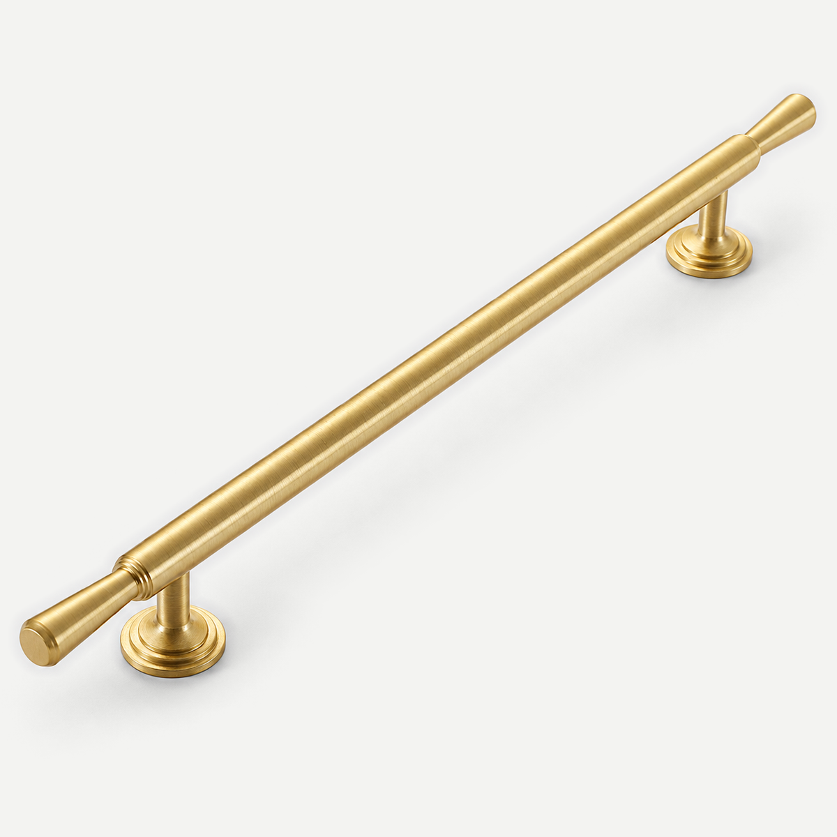 Copper cabinet pull handle - 314mm full length