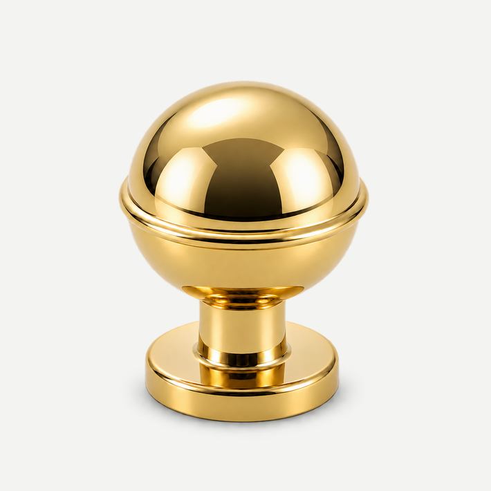 Brass Cabinet Knob Single Hole 26mm