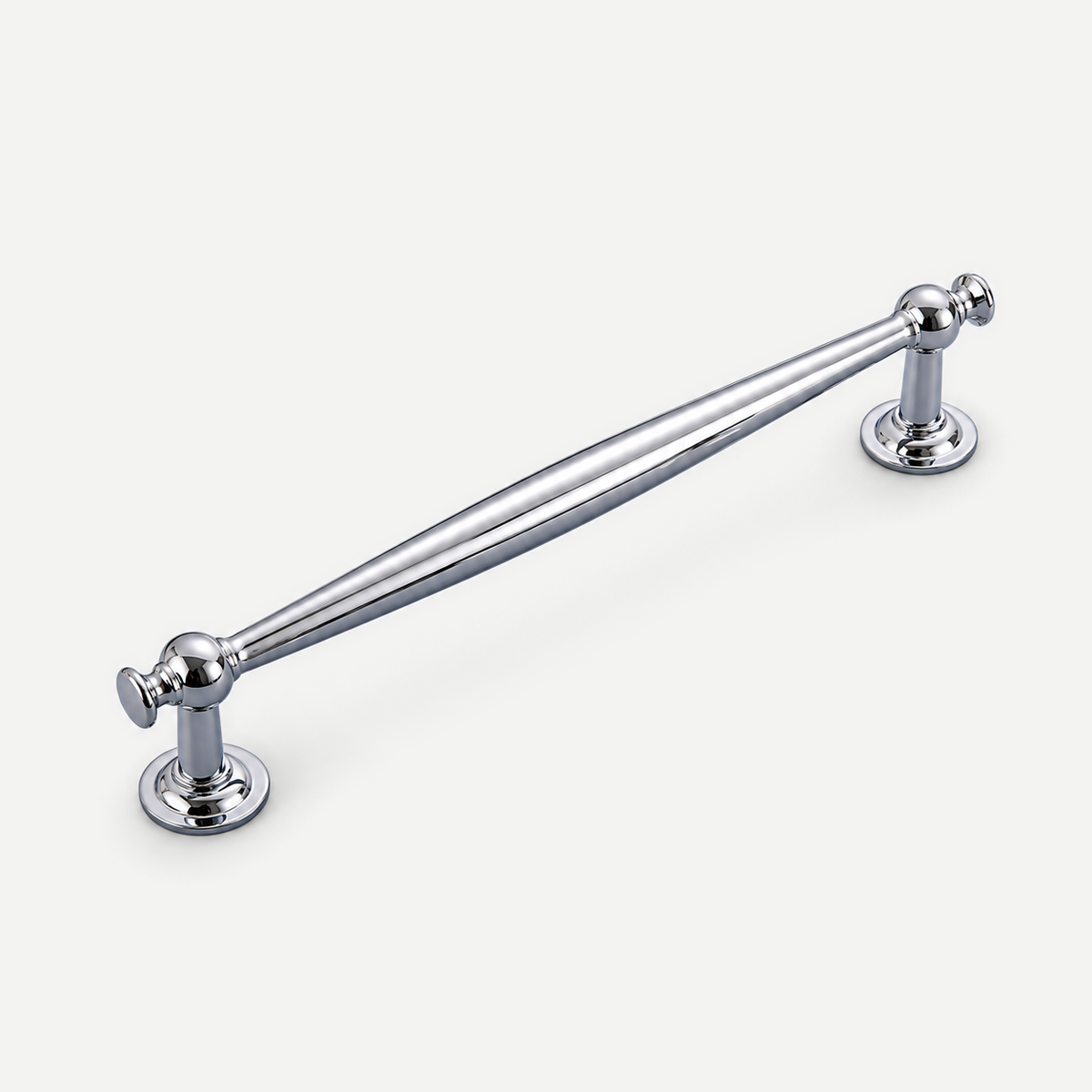 Silver cabinet handle 192mm hole spacing