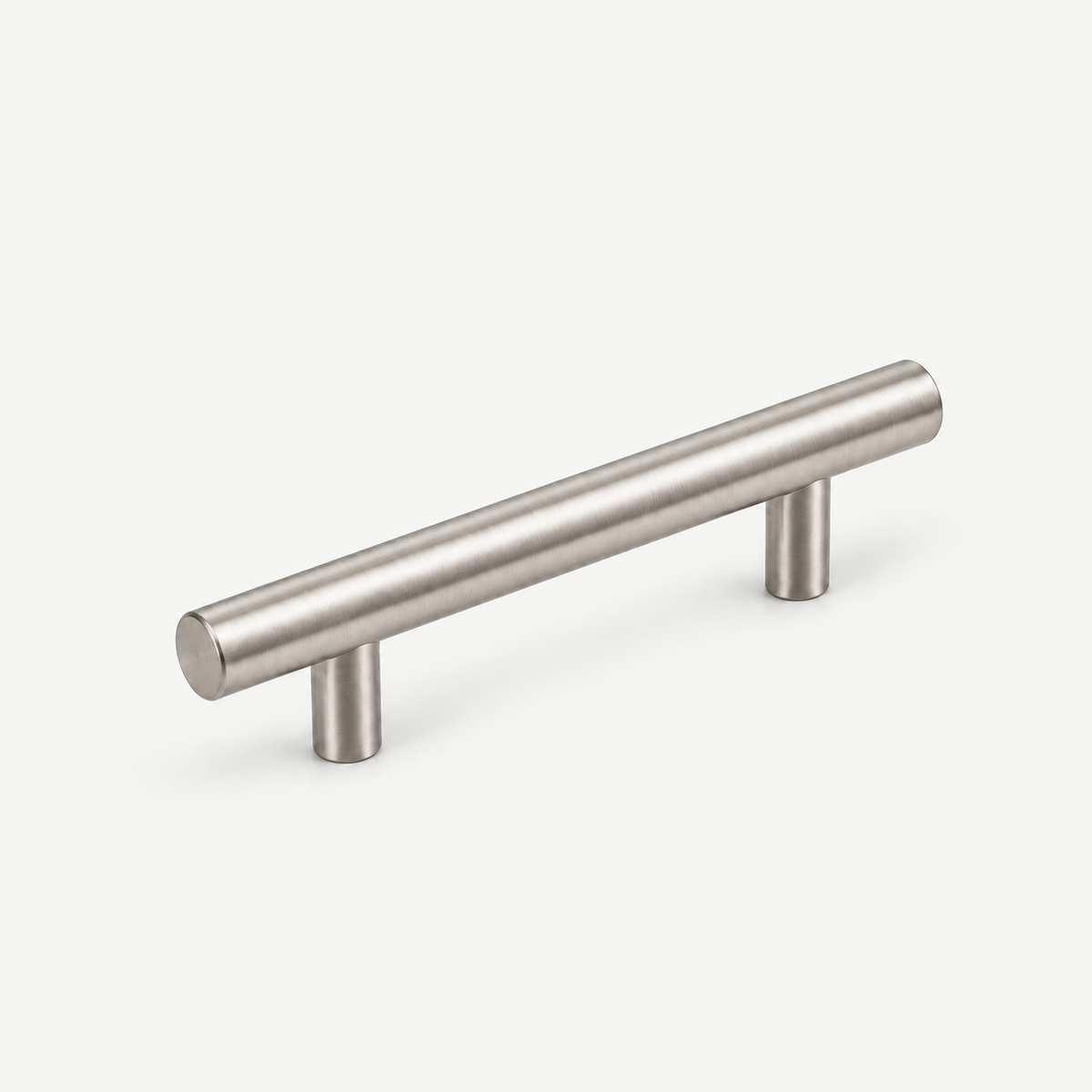 Satin Nickel stainless steel cabinet pull - 200mm overall, 128mm hole centres