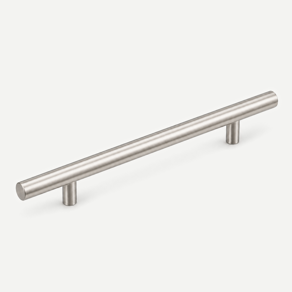 Satin Nickel stainless steel cabinet pull - 300mm overall, 192mm hole centres