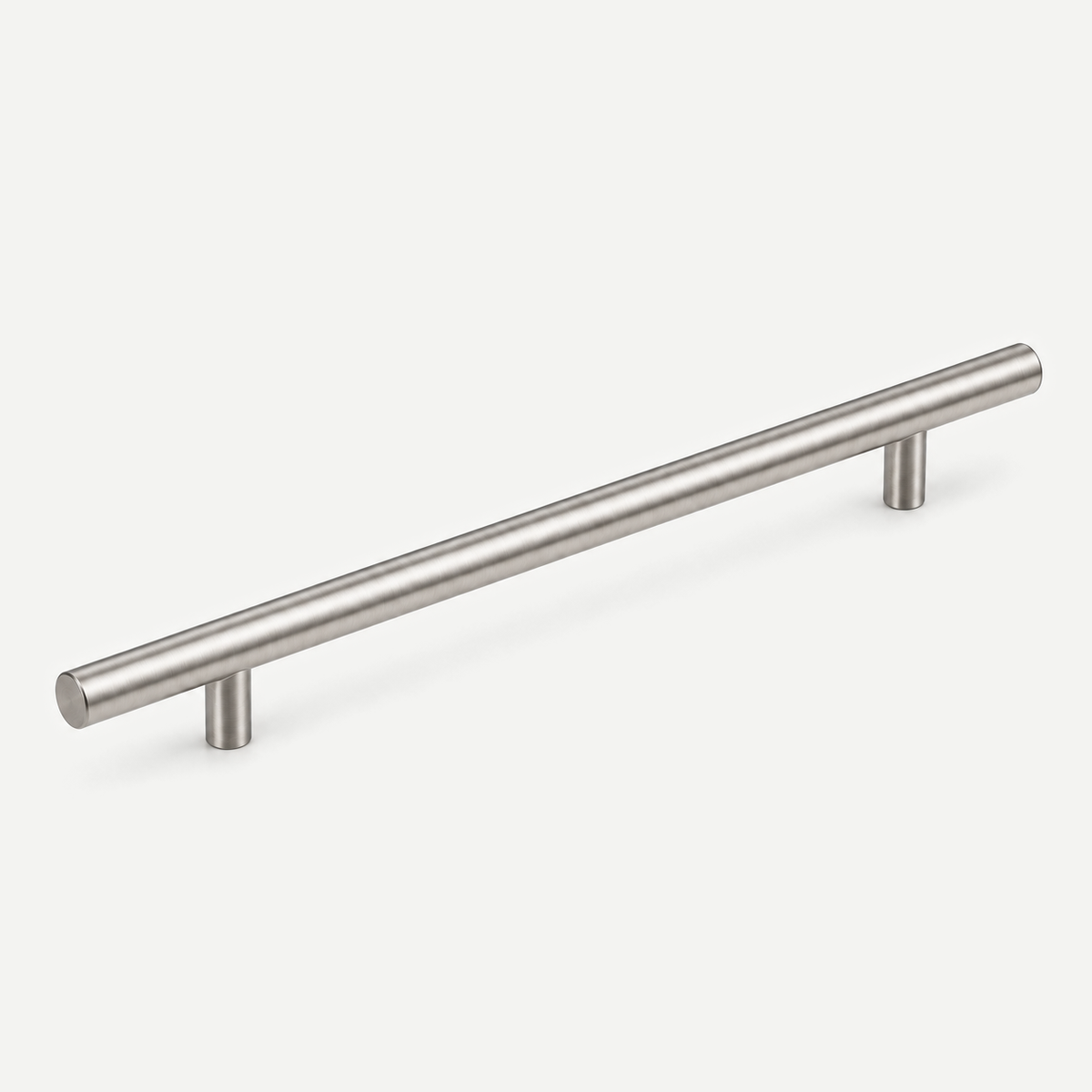 Satin Nickel stainless steel cabinet pull - 450mm overall, 288mm hole centres