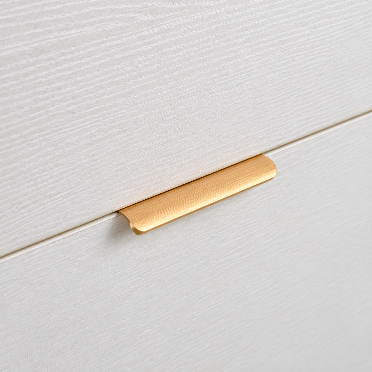 Rose Gold Brass Finish Aluminum Alloy Lip Pull Cabinet Handle - view 12