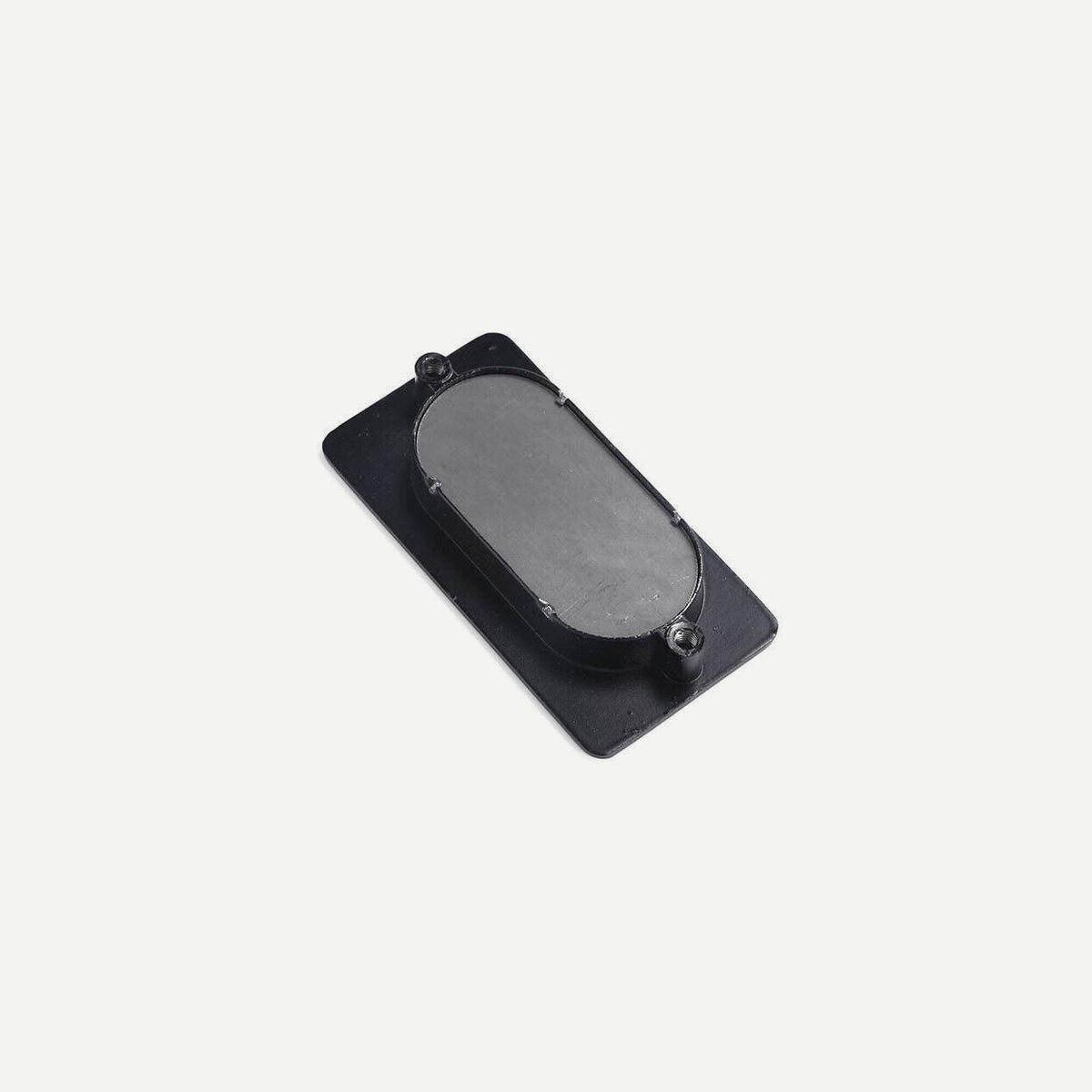 Matte Black Recessed Pull - original rear capsule body and two threaded fixing bosses