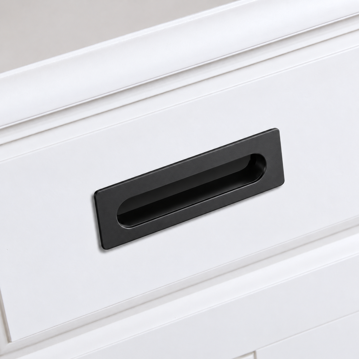 Matte Black Zinc Alloy Interior Sliding Handle - view 11