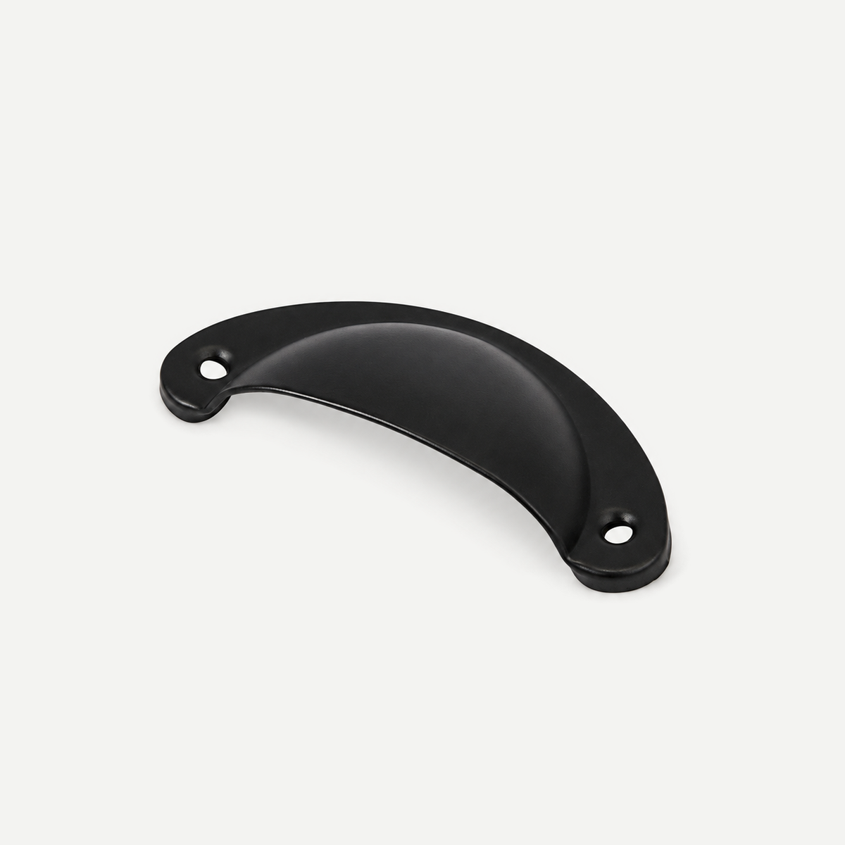 Iron cabinet cup pull - Black original single pull