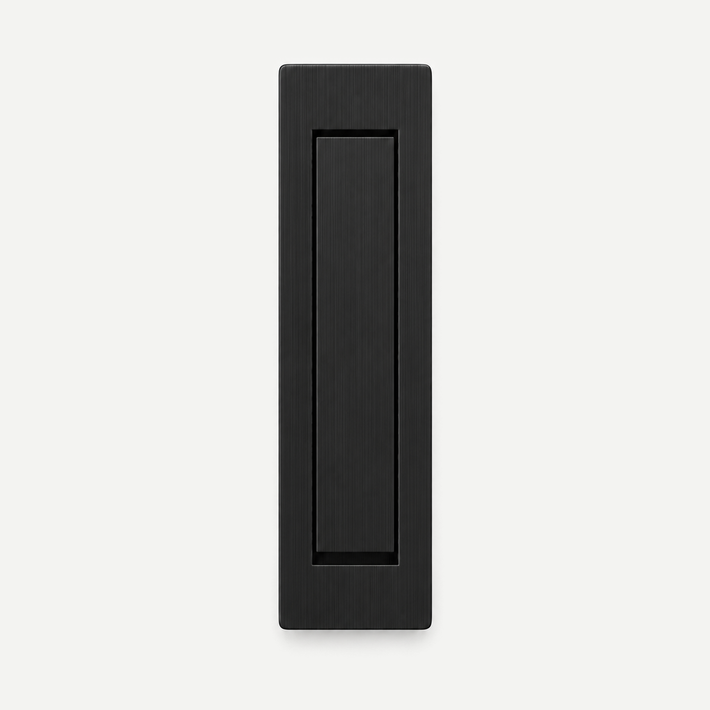 Rotating concealed flush pull80mm - Black closed single product