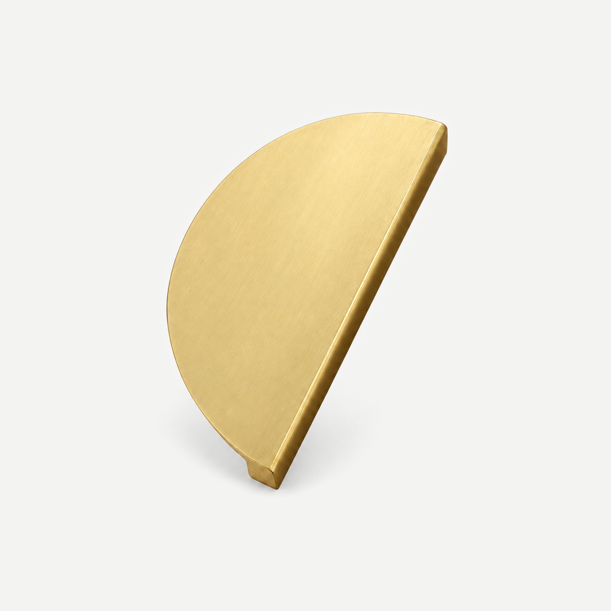 Semi circle cabinet pull - Copper80mm single pull, satin brushed finish