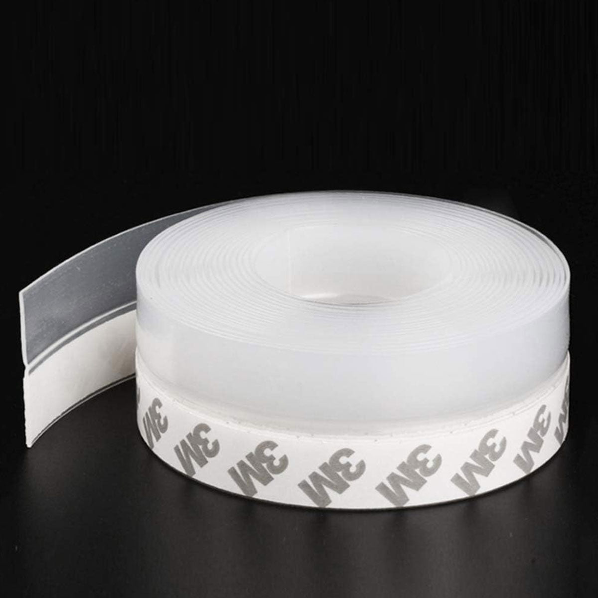 Transparent Self-Adhesive Silicone Door Seal Strip