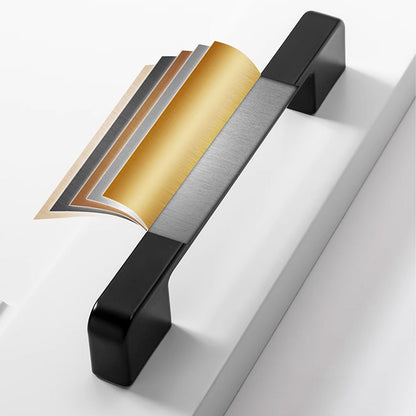 Dark Grey Wardrobe Handle with Matte Finish