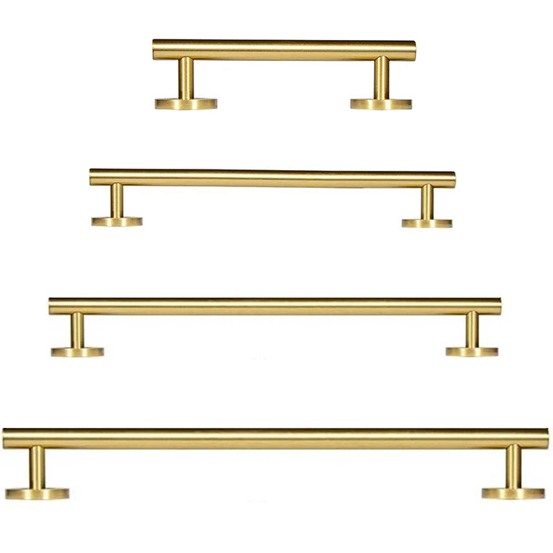 Solid Brass Cabinet Handle with Brushed Finish