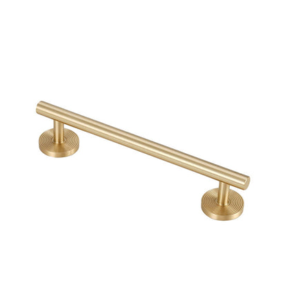 Solid Brass Cabinet Handle with Brushed Finish