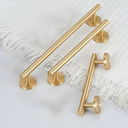 Solid Brass Cabinet Handle with Brushed Finish