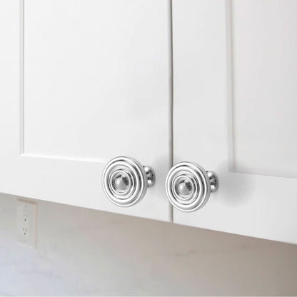 Silver Copper Cabinet Handle with Polished Finish 96–256mm