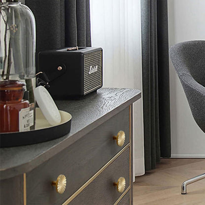 Sunflower Cabinet Handle Single Hole Metal Alloy Drawer Pull