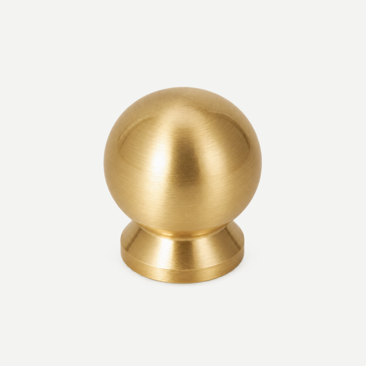 D Style brushed brass ball cabinet knob25mm