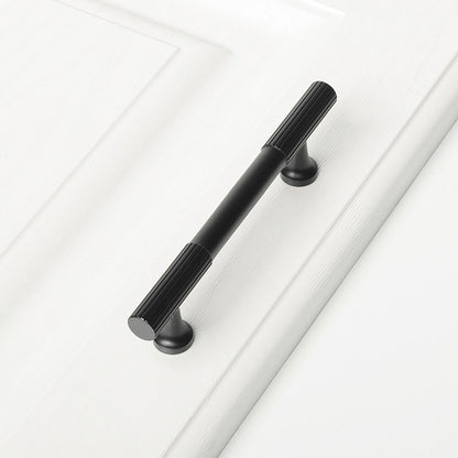 Vertical Grain Metal Cabinet Handles with Multiple Sizes