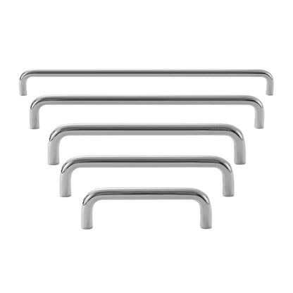 Brass Cabinet Pull Handles in Gold and Silver