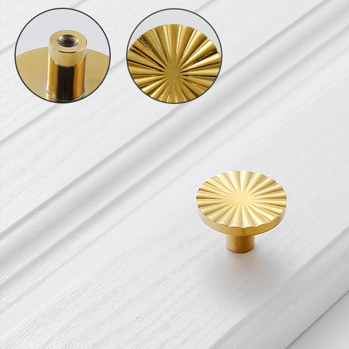 Sunflower Cabinet Handle Single Hole Metal Alloy Drawer Pull